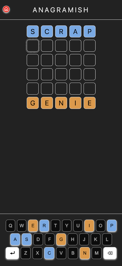 Anagramish screenshot